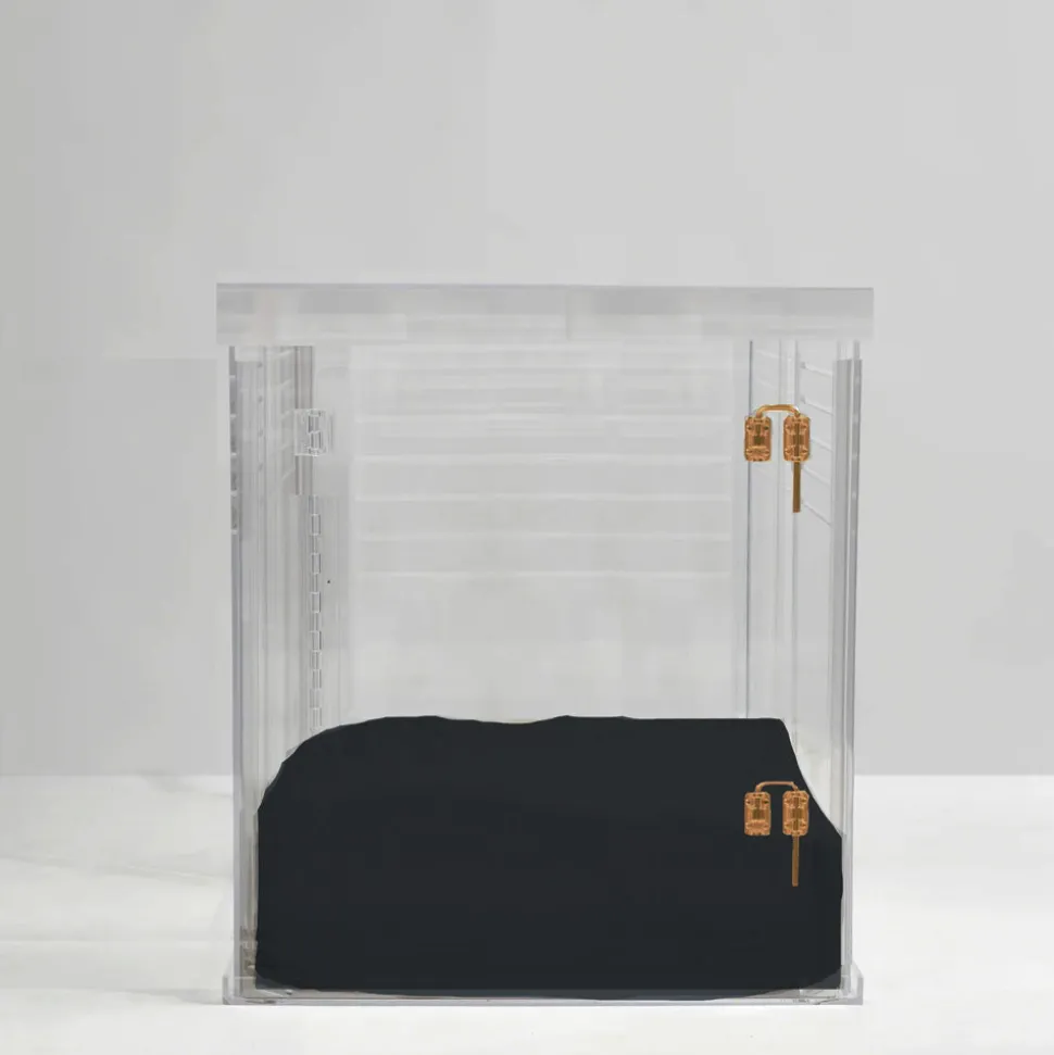 Acrylic Large Size Dog Crate Furniture