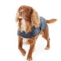 Barbour Quilted Dog Coat - Navy