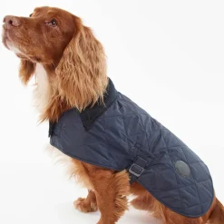 Barbour Quilted Dog Coat - Navy