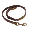 Barbour Tartan Leather Dog Leash