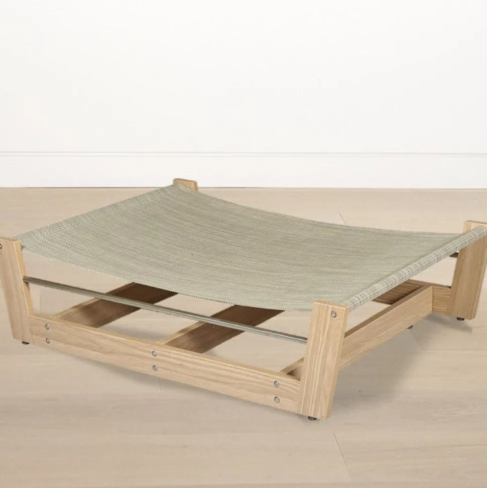 Bowsers pet lounger raised dog bed with mat