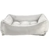 Bowsers Scoop Dog Bed With Soft Faux Fur Washable Cover