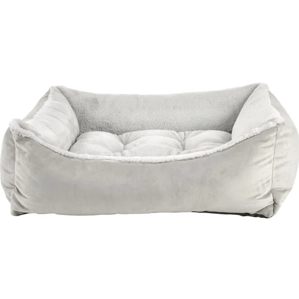 Bowsers Scoop Dog Bed With Soft Faux Fur Washable Cover