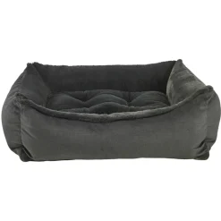 Bowsers Scoop Dog Bed With Soft Faux Fur Washable Cover