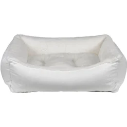 Bowsers Scoop Dog Bed With Soft Faux Fur Washable Cover