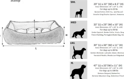 Bowsers Scoop Dog Bed With Soft Faux Fur Washable Cover