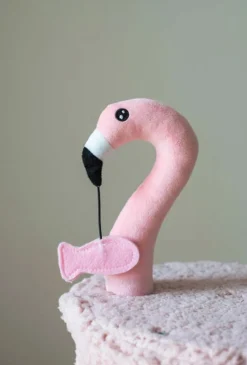 Catry Flamingo Cat Tree with Scratching Pad