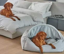 Cozy Canopy Fluffernutter Plush Calming Pet Bed
