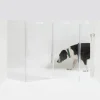 Hiddin acrylic dog gate as pet door & wall mounted