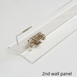 Hiddin acrylic dog gate as pet door & wall mounted