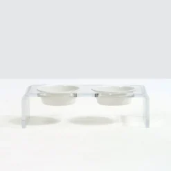 Hiddin Acrylic Elevated Pet Feeder