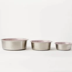 Hiddin ceramic slow feeder dog bowls with acrylic stand