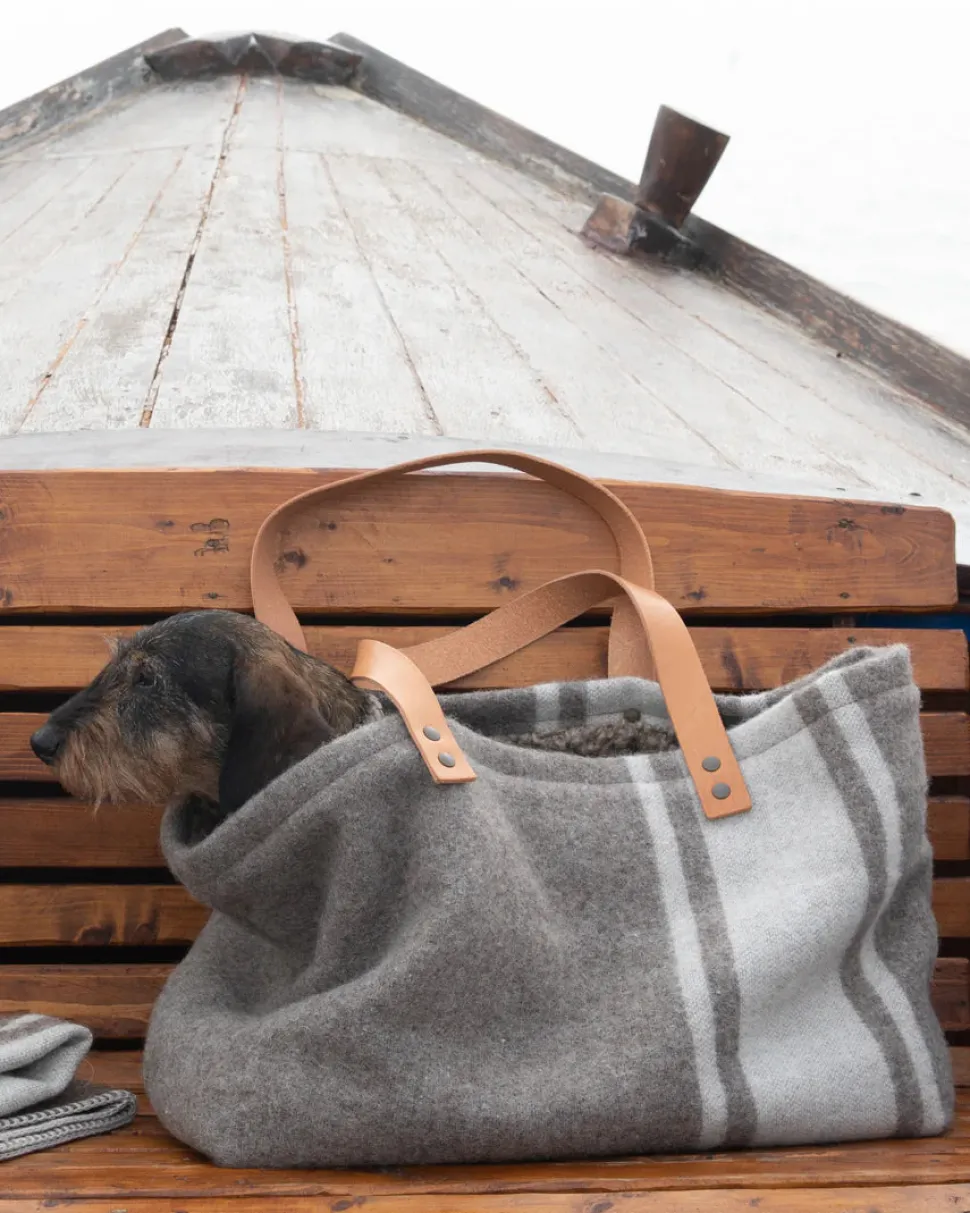 Inge Recycled Wool Small Dog Purse For Winter
