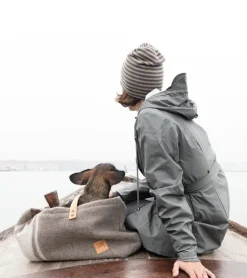 Inge Recycled Wool Small Dog Purse For Winter