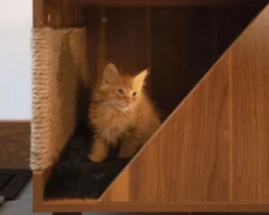Jessie Jr Pet Cabinet with Scratching Post