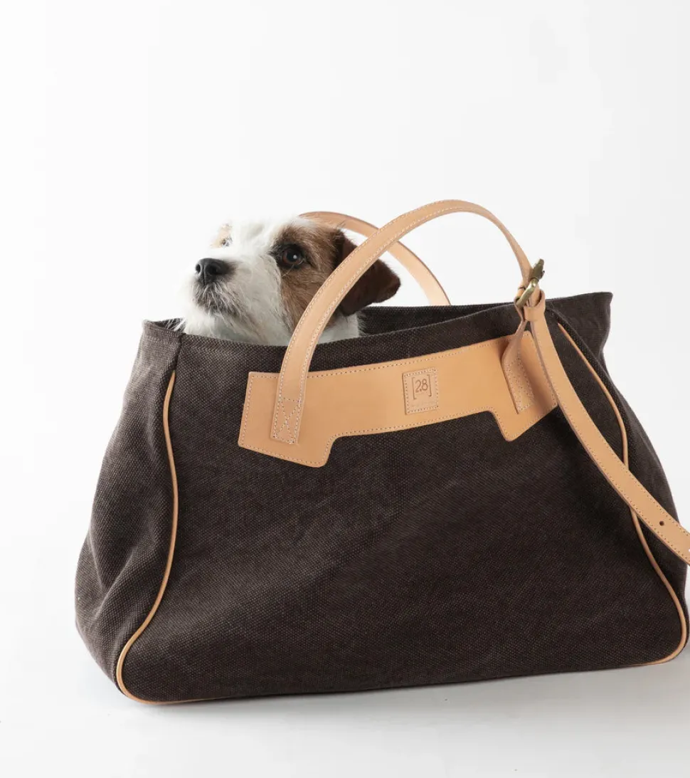 Margaret Organic Cotton Dog Carrier Purse