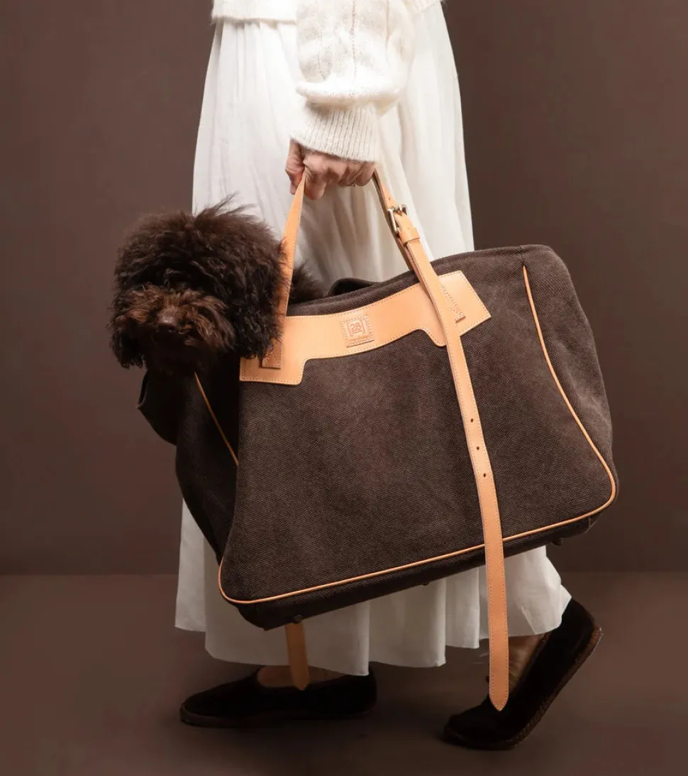 Margaret Organic Cotton Dog Carrier Purse