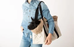 Medium Dog Carrier Dorothea Boucle Wool Everyday Bag