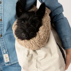 Medium Dog Carrier Dorothea Boucle Wool Everyday Bag