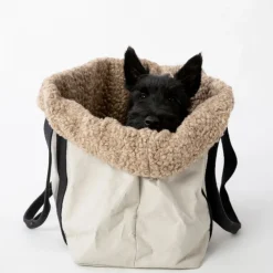 Medium Dog Carrier Dorothea Boucle Wool Everyday Bag