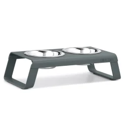 Miacara Desco Dog Feeder in Grey