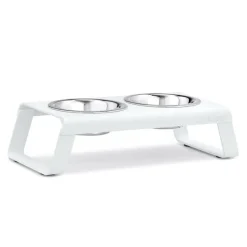 Miacara Desco Dog Feeder in White