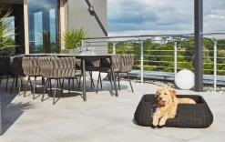Miacara Mio Rope Indoor & Outdoor Dog Basket Bed