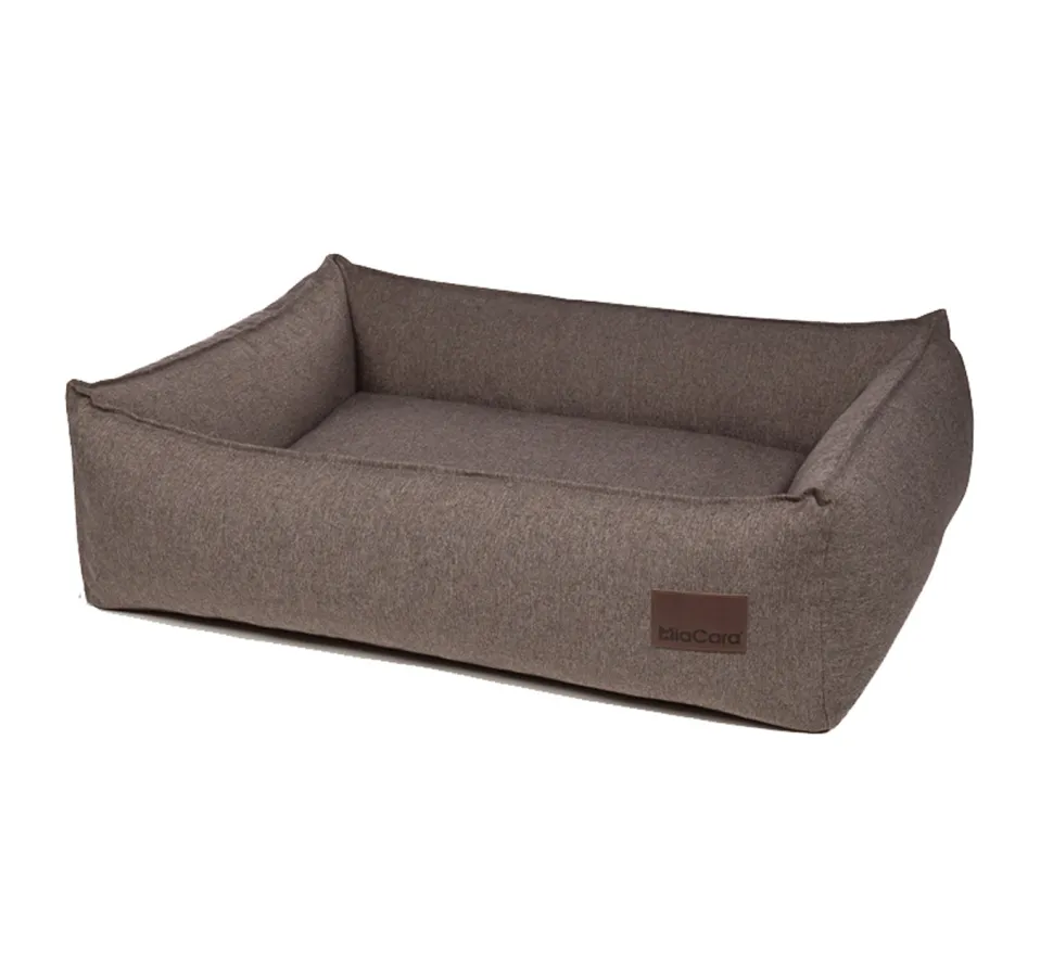 Miacara nube box dog bed with durable premium Italian fabric