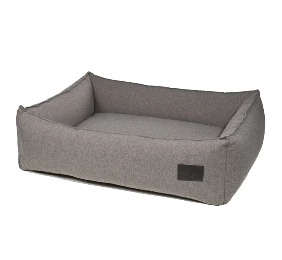 Miacara nube box dog bed with durable premium Italian fabric