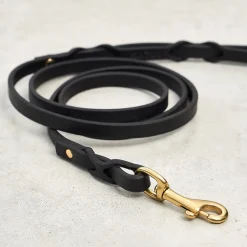 Miacara Siena Leather Dog Collar & Leash