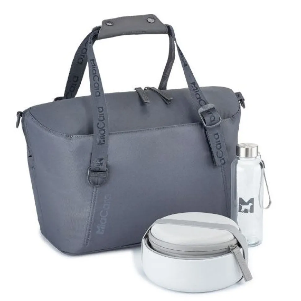 Miacara Vacanza Dog Travel Bag & Travel Bowl Set
