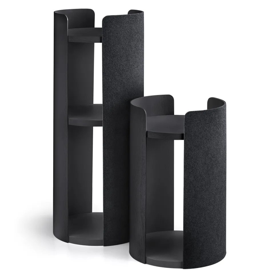 Modern Torre Cat Scratching Post With Cushion - Black