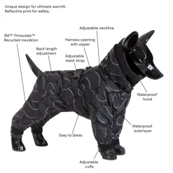 Paikka Dog Winter Suit Black
