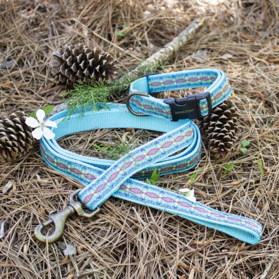 Pendleton Diamond River Turquoise Classics Dog Collar