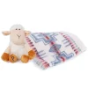 Pendleton Harding Rosewood Pet Throw Blanket with Lamb Plushy Dog Gift