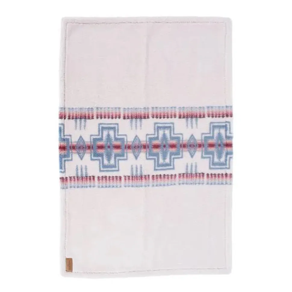 Pendleton Harding Rosewood Pet Throw Blanket with Lamb Plushy Dog Gift