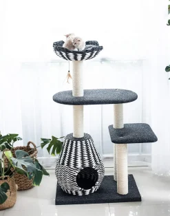 Petpals Aesthetic Sustainable Large Cat Tree Scratching Post