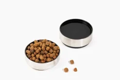 PupPak Dog Travel Water Bottle with Detachable Food & Water Bowls