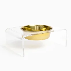 Stainless Steel Elevated Dog Bowl with Stand