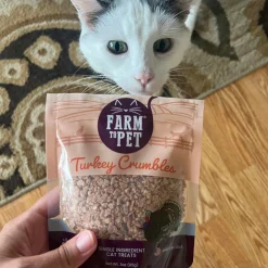Turkey Crumbles for Cats